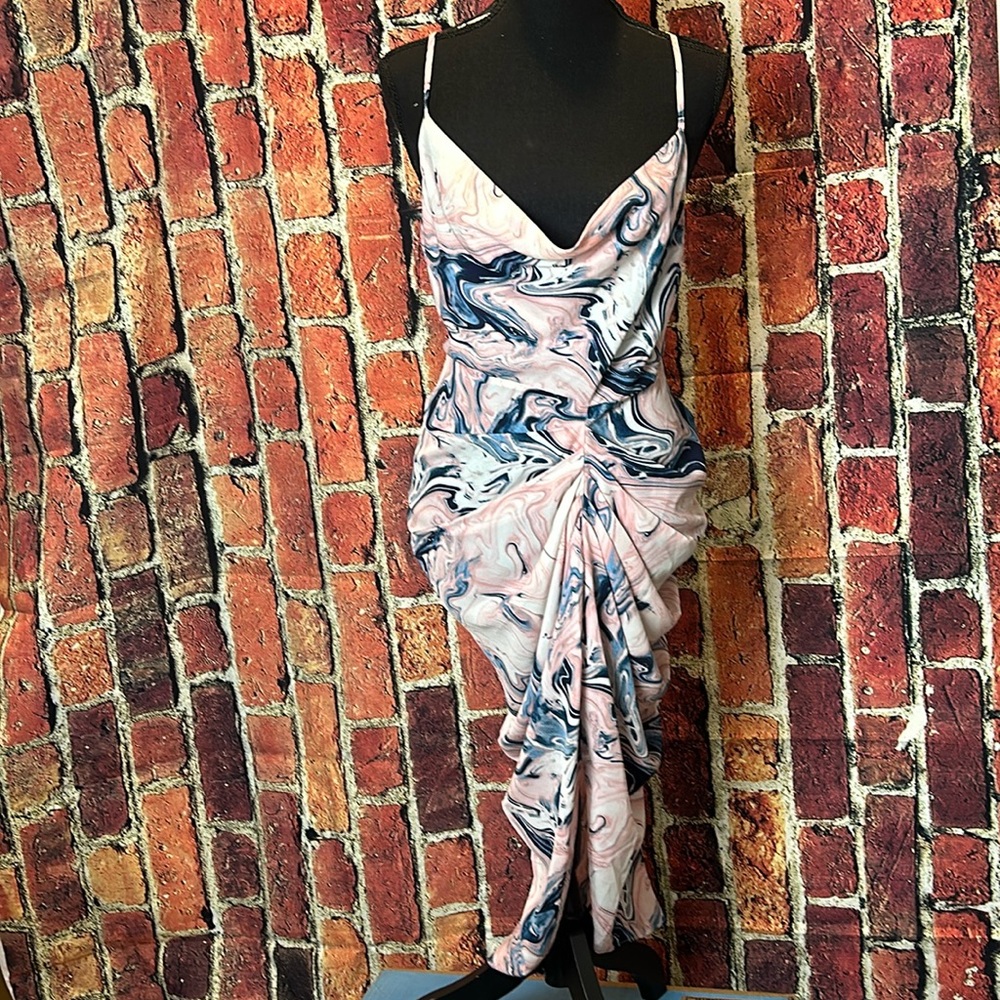 IRIS Multicolored stretch dress size small